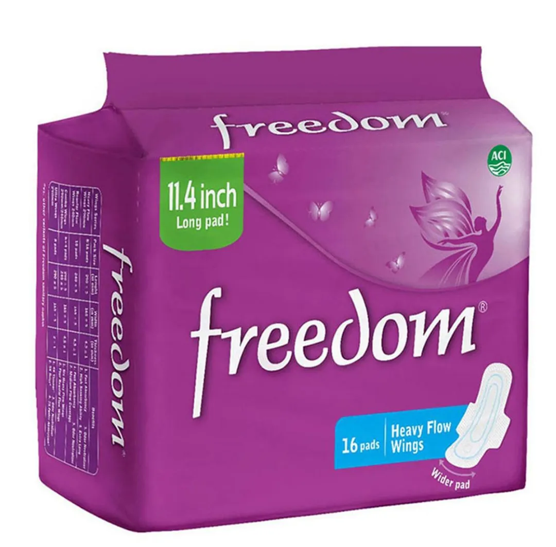 Freedom Sanitary Napkin Large Size 16 Pieces